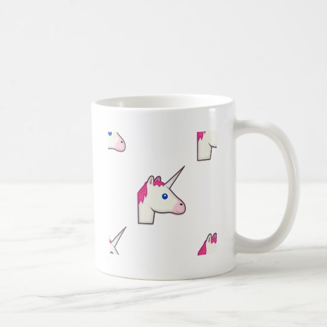 Unicorn emoji kaffemugg (Höger)