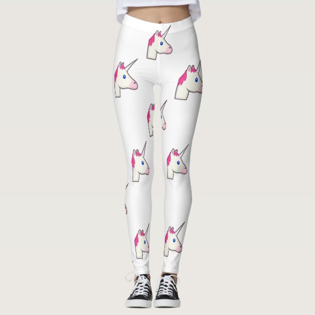 Unicorn emoji leggings (Framsida)