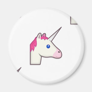 Unicorn emoji magnet