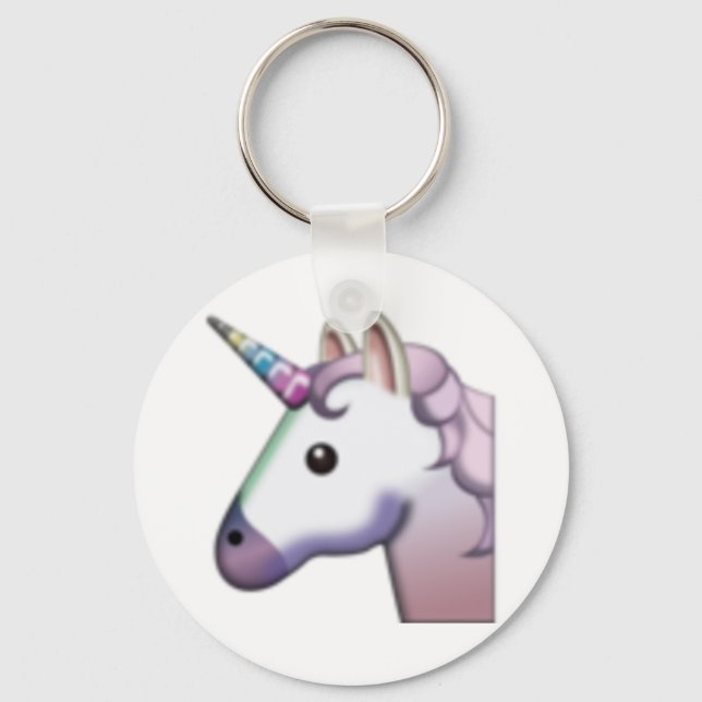 Unicorn - Emoji Nyckelring (Framsida)