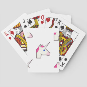 Unicorn emoji spel kort