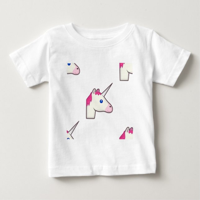 Unicorn emoji tee shirt (Framsida)