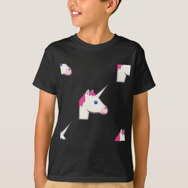 Unicorn emoji tee shirt (Framsida)