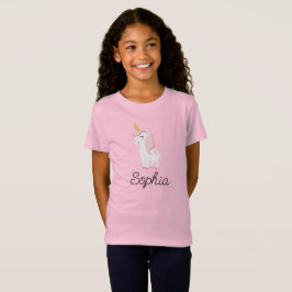 Unicorn, Fairy, Magic - Anpassat namn T Shirt
