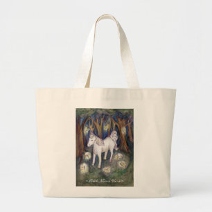 Unicorn Fairy Personlig Namn Anpassningsbar Tote B Jumbo Tygkasse