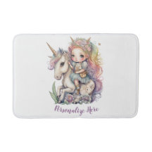 Unicorn Fairy Princess Rainbow Färg personalize