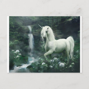 Unicorn-fantasi Vykort