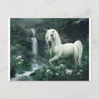 Unicorn-fantasi Vykort
