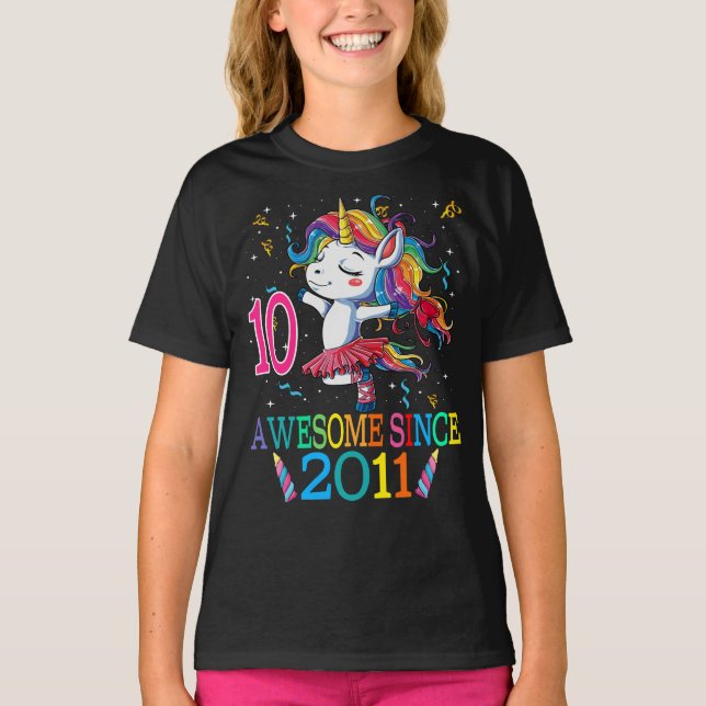 Unicorn Fantastisk sedan 2011 T Shirt (Framsida)