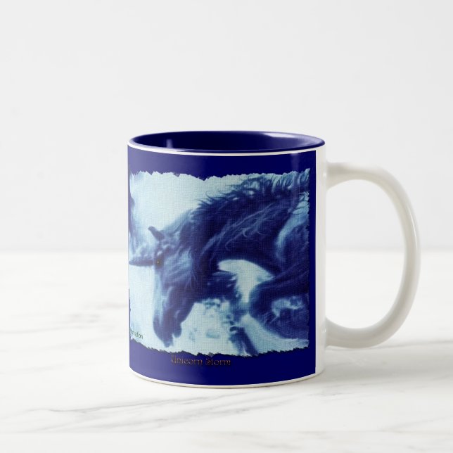 Unicorn Fantasy Art Children's Drinking Mugg (Höger)