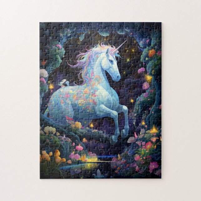 Unicorn Fantasy Art Pussel (Vertikal)