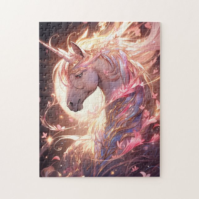Unicorn Fantasy Art Pussel (Vertikal)