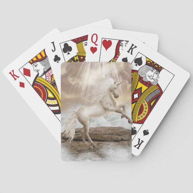 Unicorn Fantasy Bicycle®-spelkort Casinokort (Baksidan)
