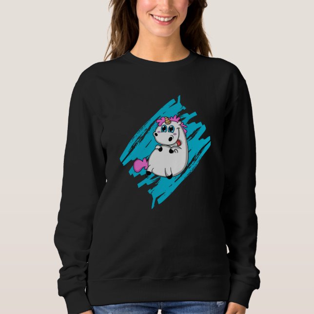 Unicorn Fantasy Cute Animals Fynny Rainbow Gift T Shirt (Framsida)