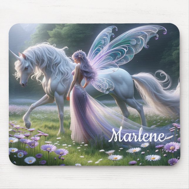 Unicorn Fantasy Mouse Pad Musmatta (Framsidan)