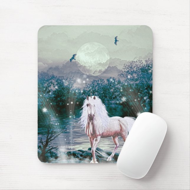Unicorn Fantasy Musmatta (Med mus)