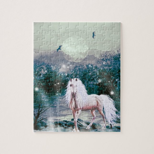 Unicorn Fantasy Pussel (Vertikal)