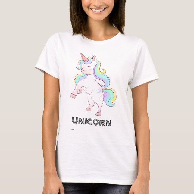 Unicorn Fantasy T-Shirt - Snyggt & Comfortable (Framsida)