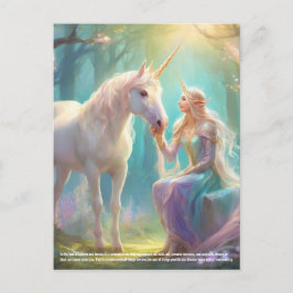 Unicorn Fantasy Vykort