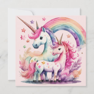Unicorn-färgkort