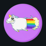 Unicorn Farts Magnet<br><div class="desc">Det är ett välkänt faktum att regnbågar kommer från magiska enheters bommar.</div>