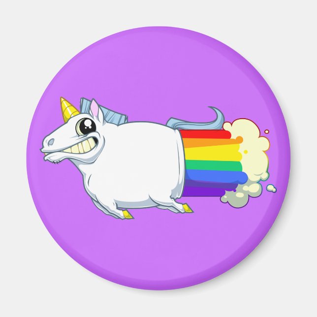 Unicorn Farts Magnet (Framsidan)