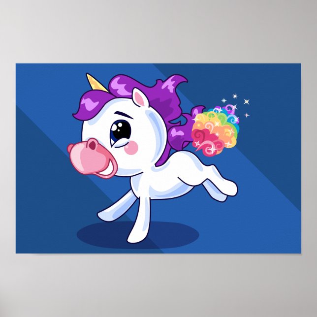 Unicorn Farts Poster (Framsidan)