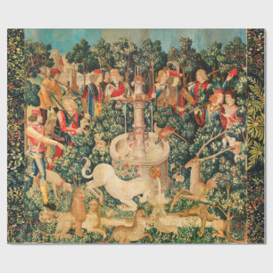 UNICORN FINNS/Fontän och andra djur Presentpapper