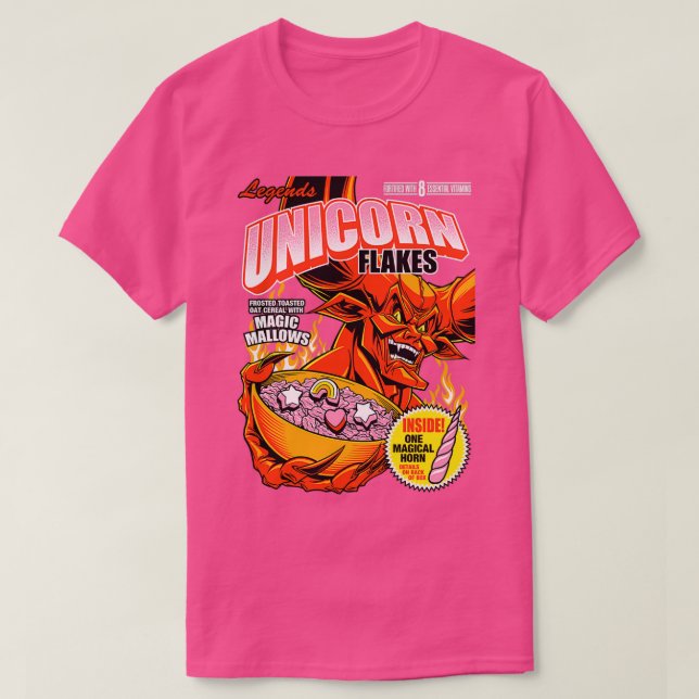 UNICORN FLAKES T SHIRT (Design framsida)