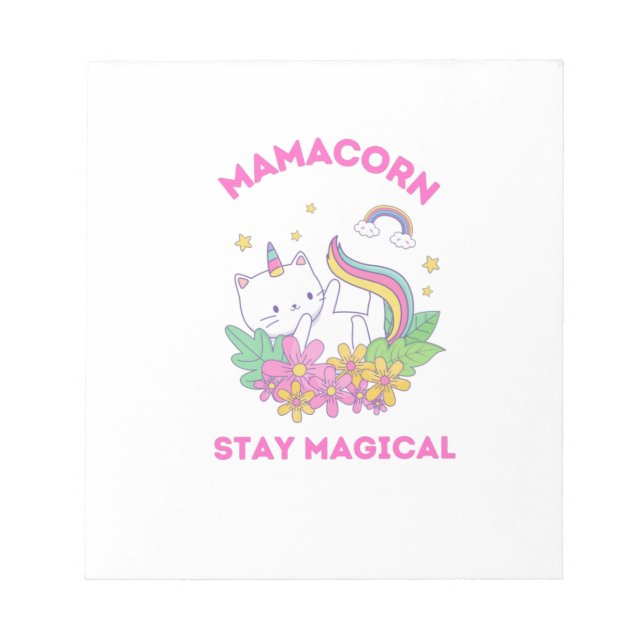 Unicorn Fläkt Klubb Magic Anteckningsblock (Framsida)