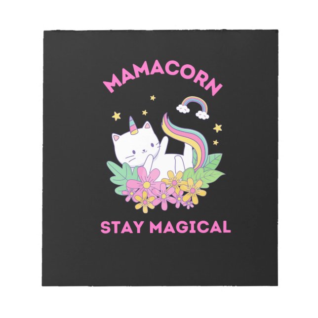 Unicorn Fläkt Klubb Magic Anteckningsblock (Framsida)