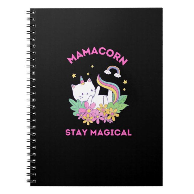 Unicorn Fläkt Klubb Magic Anteckningsbok (Framsidan)