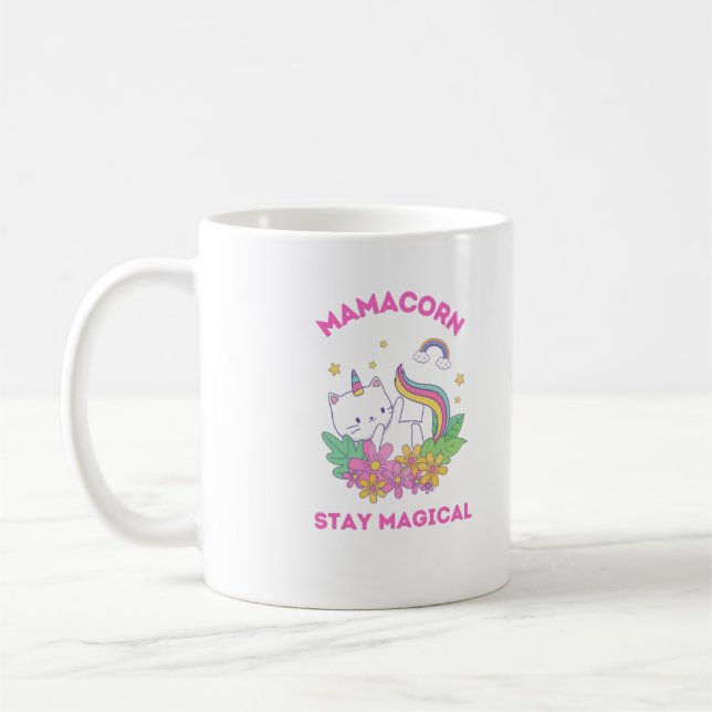 Unicorn Fläkt Klubb Magic Kaffemugg (Vänster)