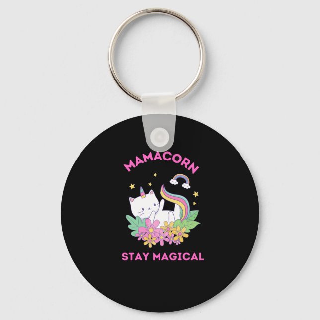Unicorn Fläkt Klubb Magic Nyckelring (Framsida)