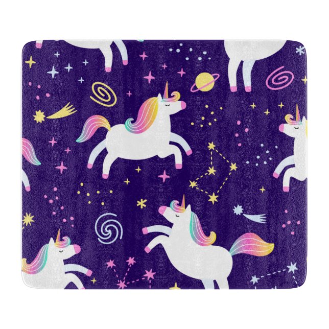 Unicorn Fläkt Klubb mönster Cute (Framsidan)