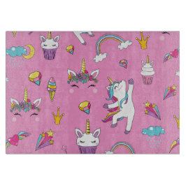 Unicorn Fläkt Klubb mönster Rosa