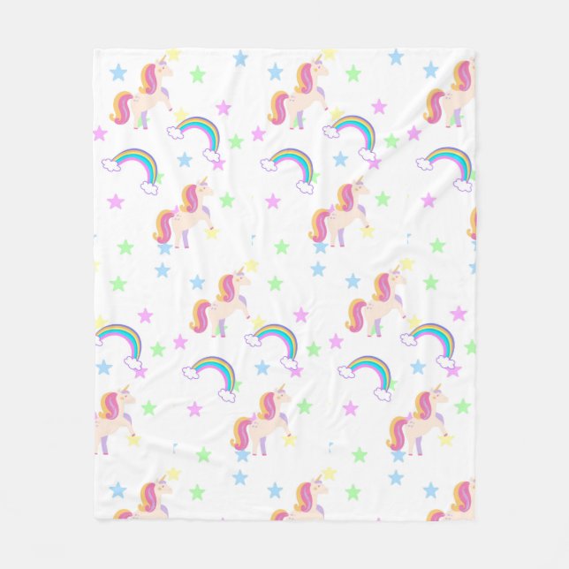 Unicorn Fleece Blanket (Framsidan)