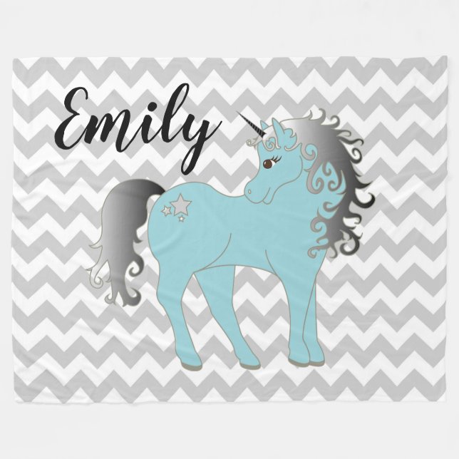 Unicorn Fleecefilt (Framsidan (Horisontell))