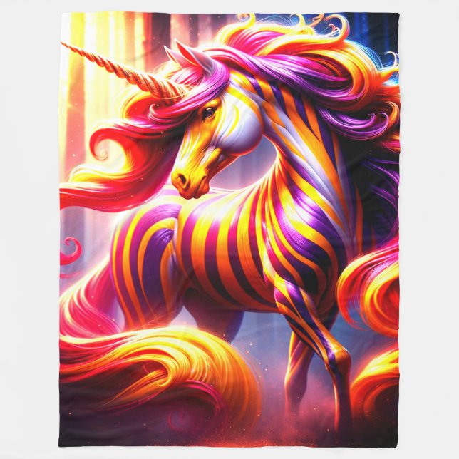 Unicorn Fleecefilt (Framsidan)