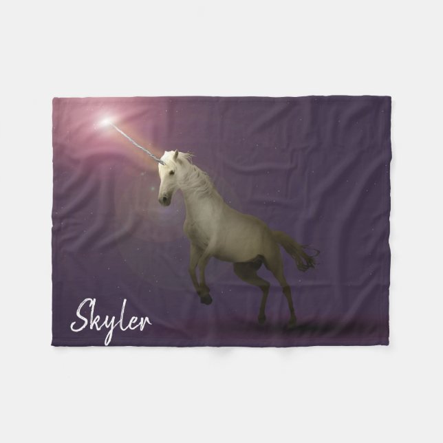 Unicorn Fleecefilt (Framsidan (Horisontell))