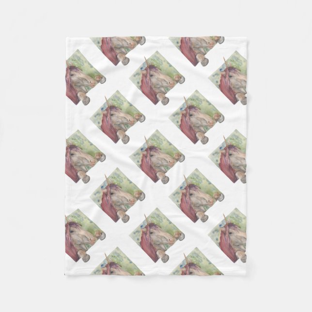 Unicorn Fleecefilt (Framsidan)