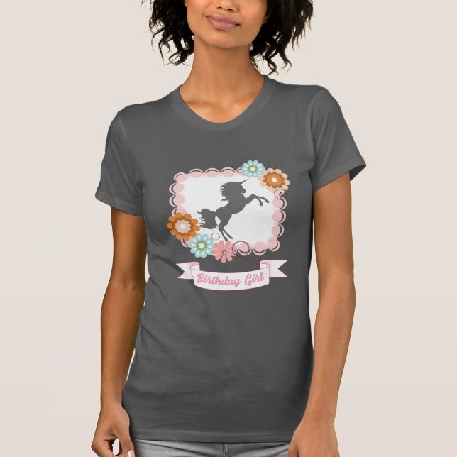 Unicorn Flick kalas T Shirt (Framsida)