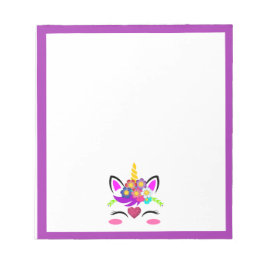 Unicorn Flower Anteckningsblock