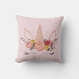 Unicorn Flower Krona Dekorativ kudde