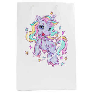 Unicorn Födelsedagsfest Medium Gift Bag