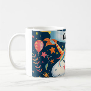 Unicorn-för barn kaffemugg