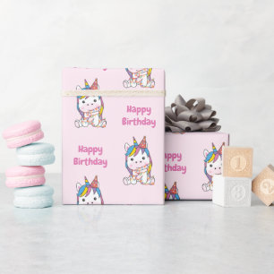 Unicorn-För barn på födelsedagen Presentpapper