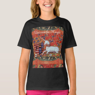 UNICORN FOR MAGIC Fantasy Flowers,Animals Monogram Tee