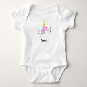 Unicorn för personlig Cute Illustration T Shirt