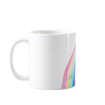 Unicorn för vattenfärgsregnbåge